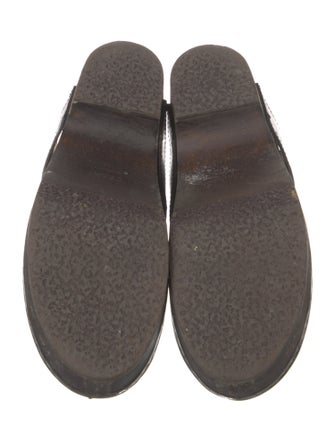 Celine Horsebit Accent Leather Mules