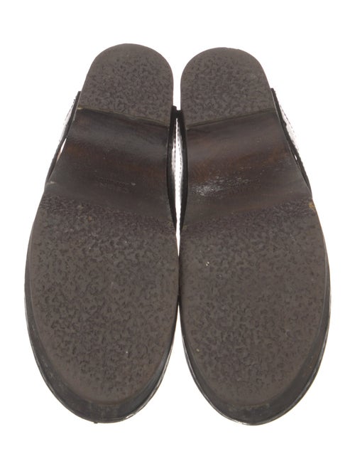 Celine Horsebit Accent Leather Mules