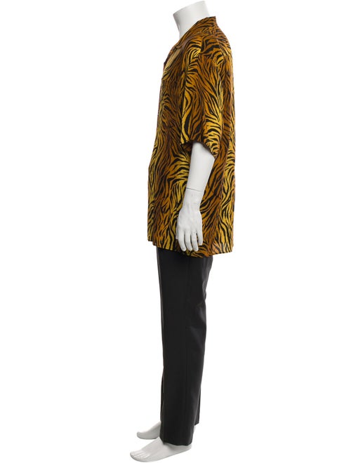 Celine Striped Short Sleeve Shirt