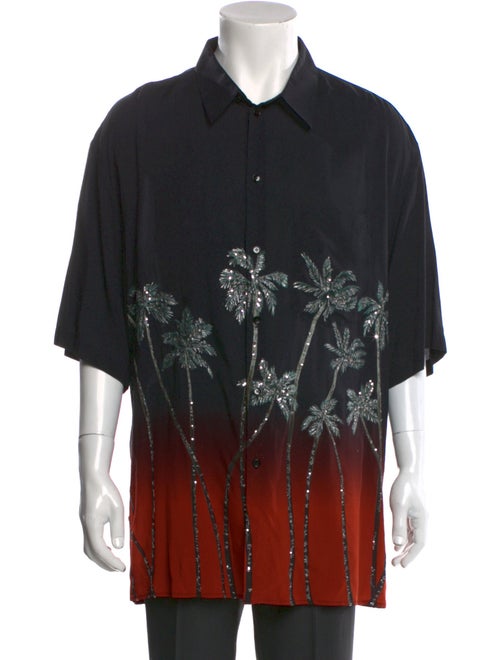 Celine Printed Short Sleeve Shirt