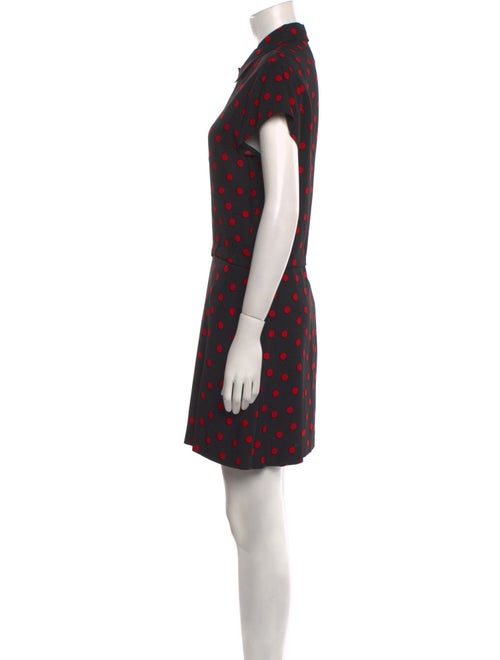 Celine Polka Dot Print Mini Dress