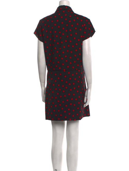 Celine Polka Dot Print Mini Dress