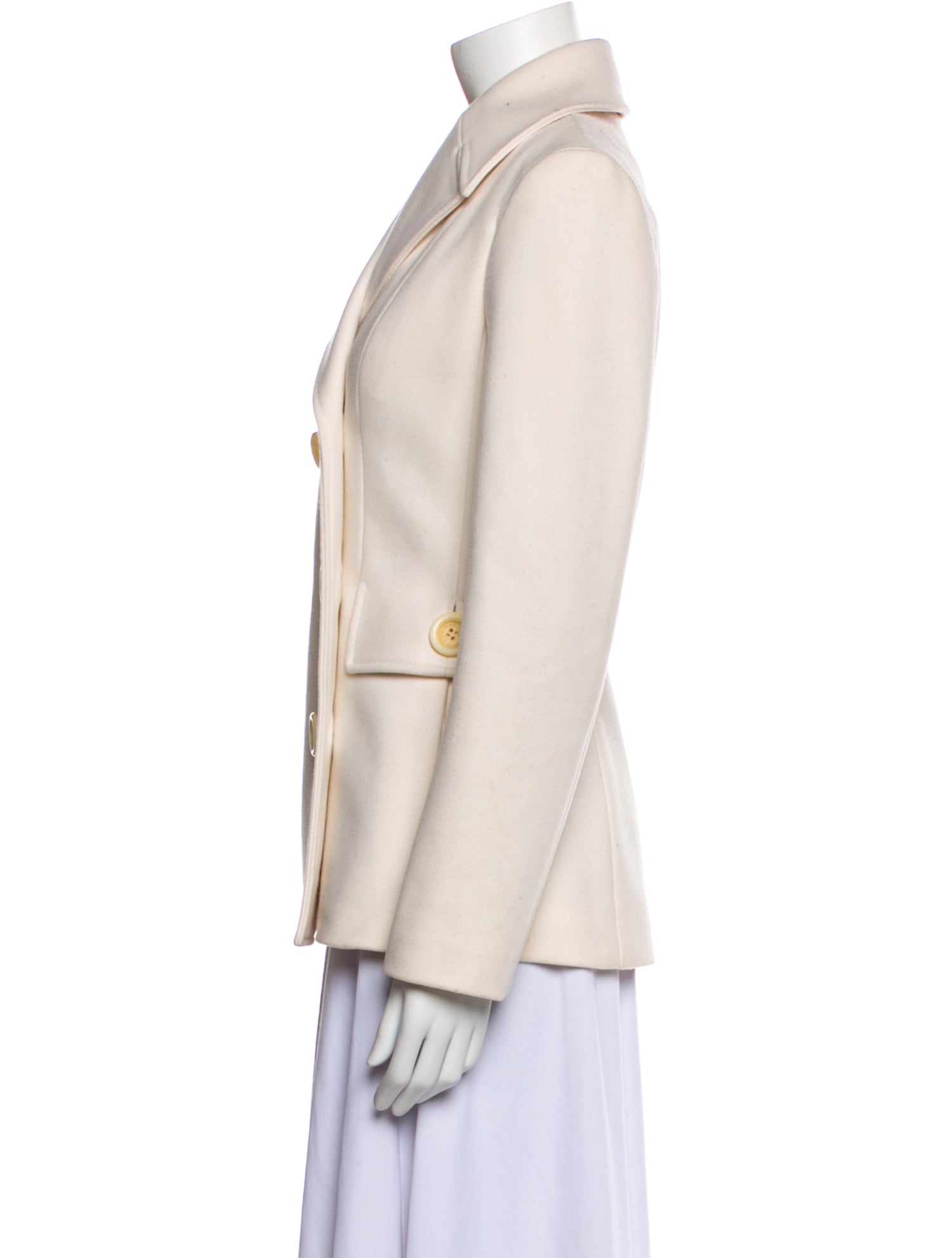 Celine Vintage Late 1990's - Early 2000's Peacoat