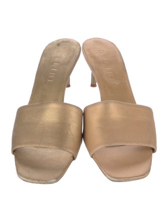Celine Leather Slides