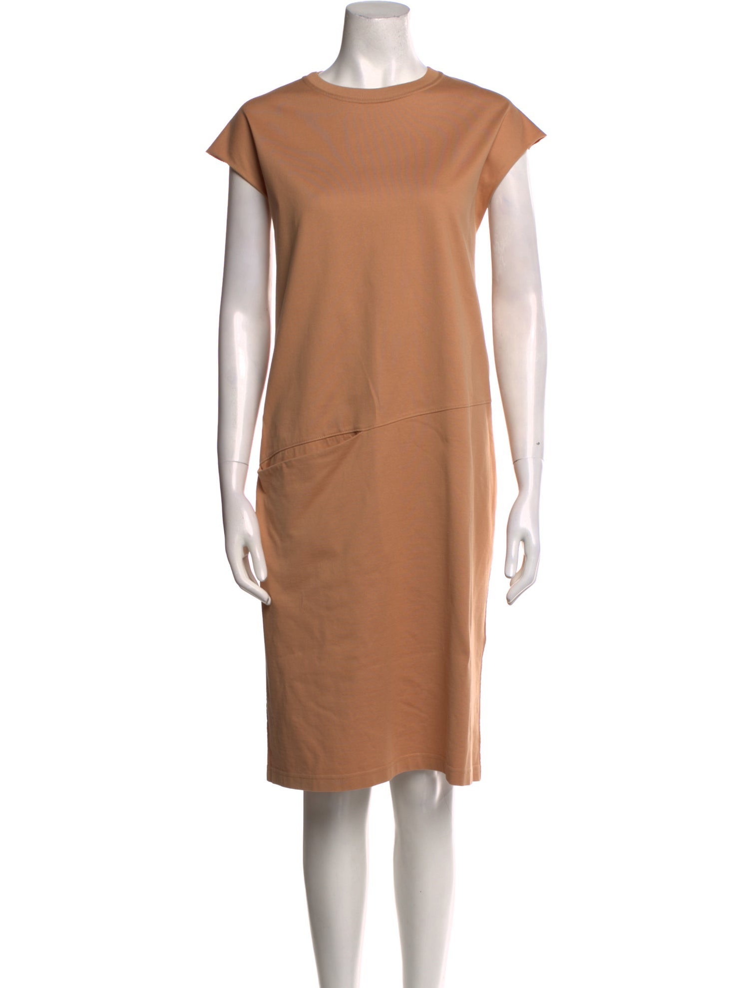 Celine Crew Neck Midi Length Dress