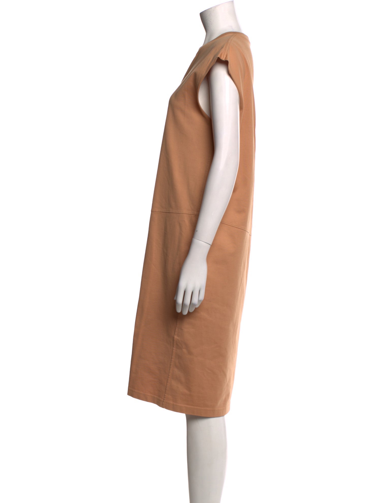 Celine Crew Neck Midi Length Dress