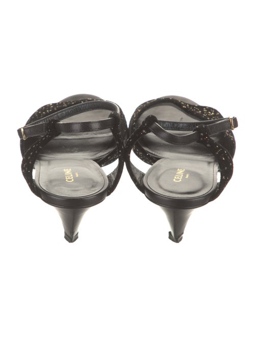 Celine Glitter Accents Sandals