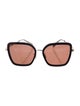 Celine Oversize Mirrored Sunglasses