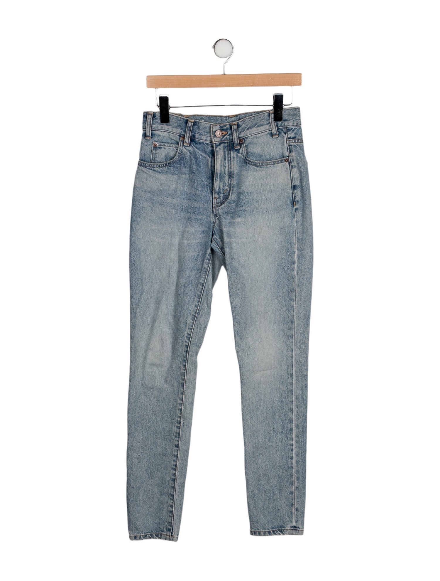 Celine Mid-Rise Skinny Leg Jeans