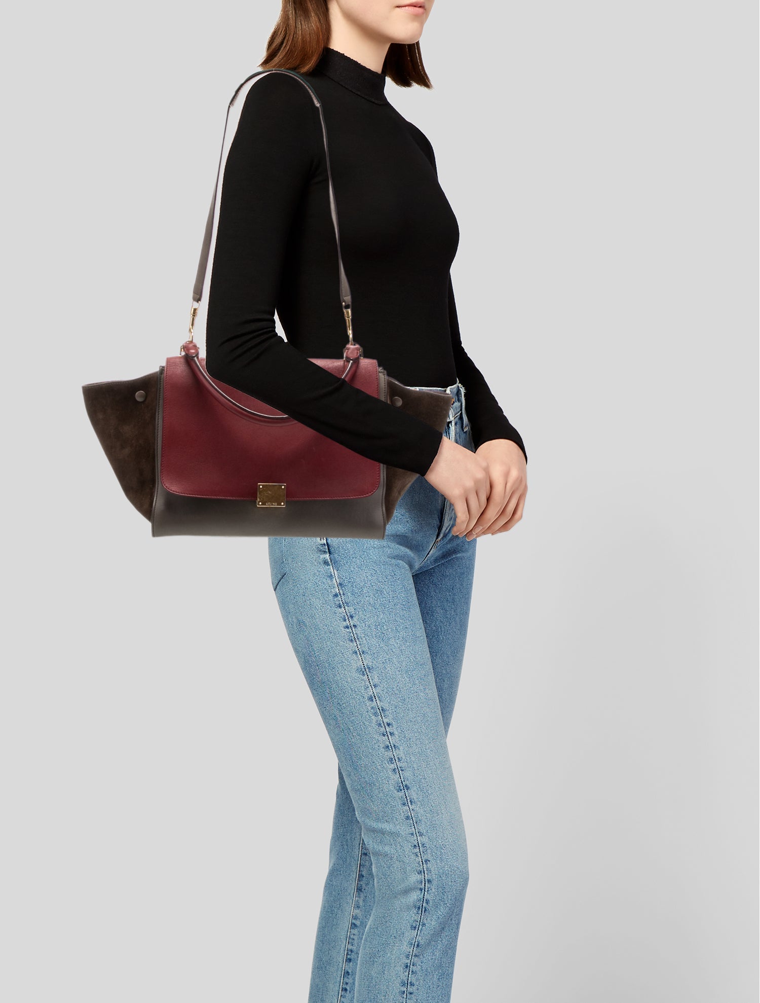 Celine Leather Trapeze Medium