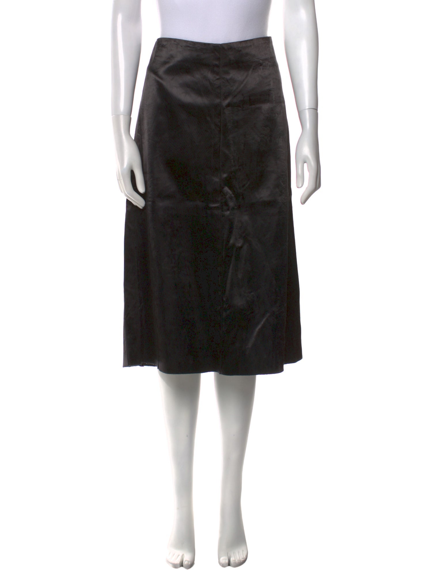 Celine Silk Knee-Length Skirt