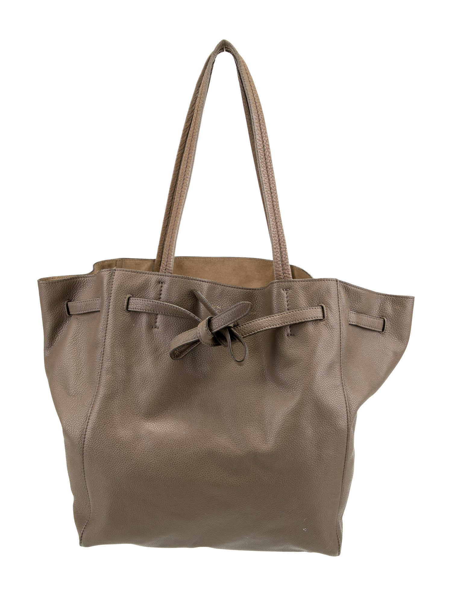 Celine Leather Cabas Phantom w/Belt Medium