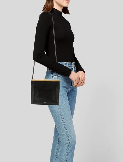 Celine Leather Clasp Mini