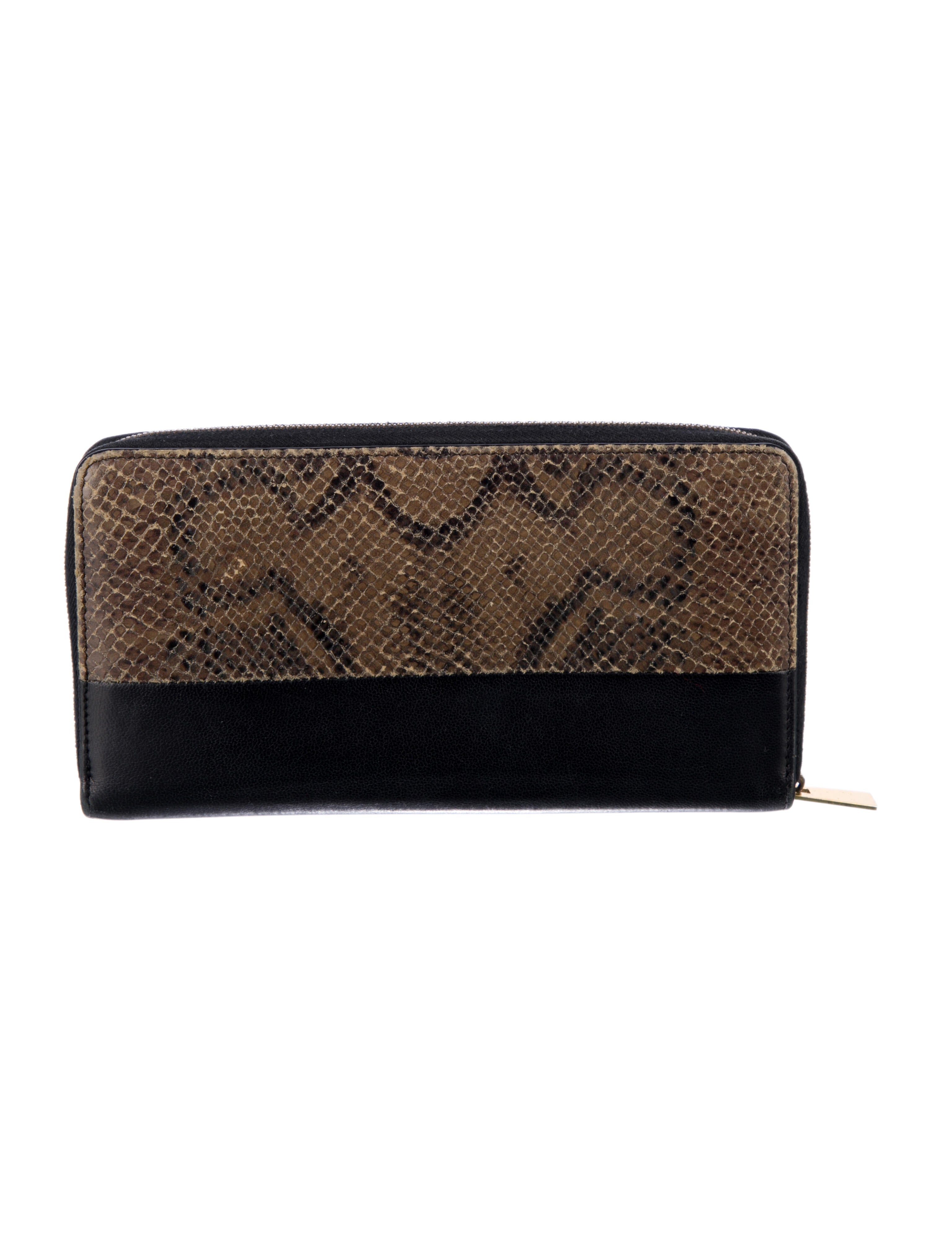 Celine 2013 Python Continental Wallet