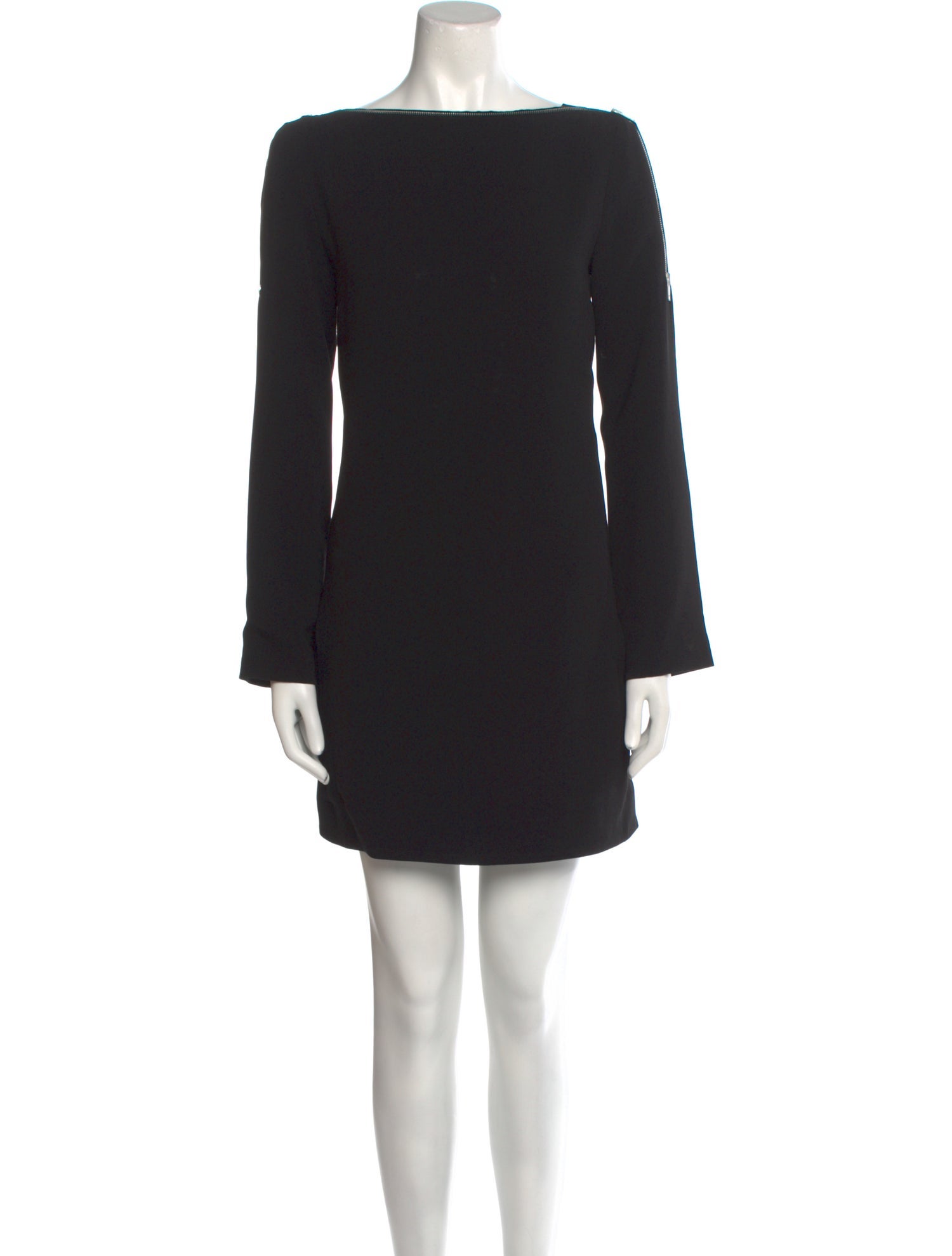 Celine Bateau Neckline Mini Dress