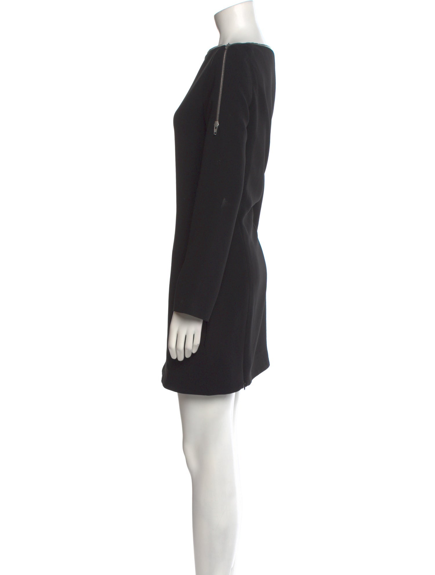 Celine Bateau Neckline Mini Dress