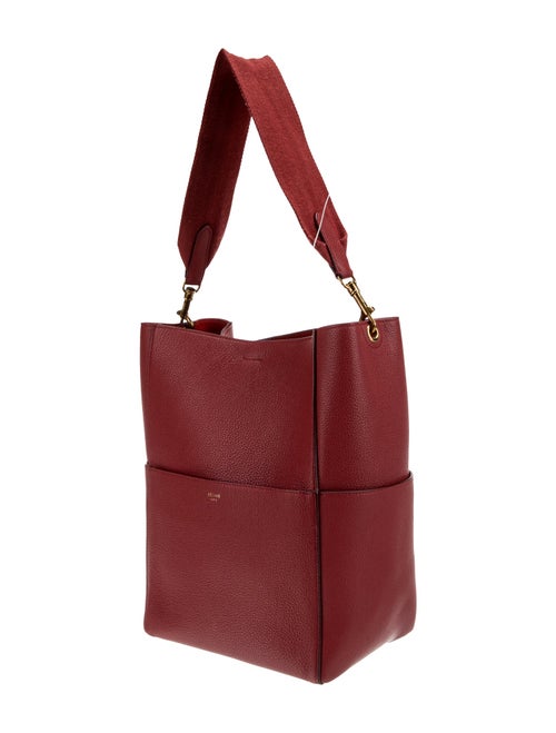 Celine Leather Seau Sangle