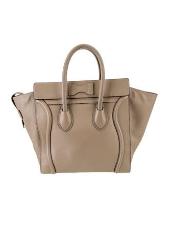 Celine Leather Luggage Mini