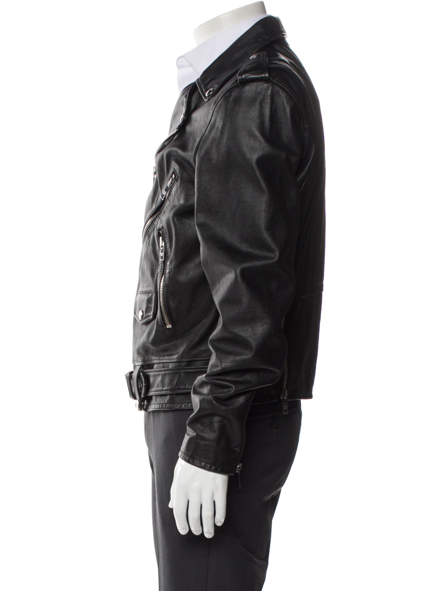 Celine 2019 Leather Moto Jacket