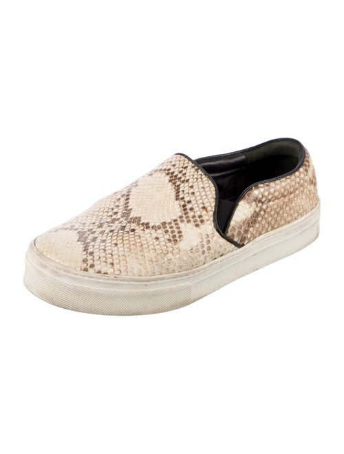 Celine Snakeskin Animal Print Sneakers