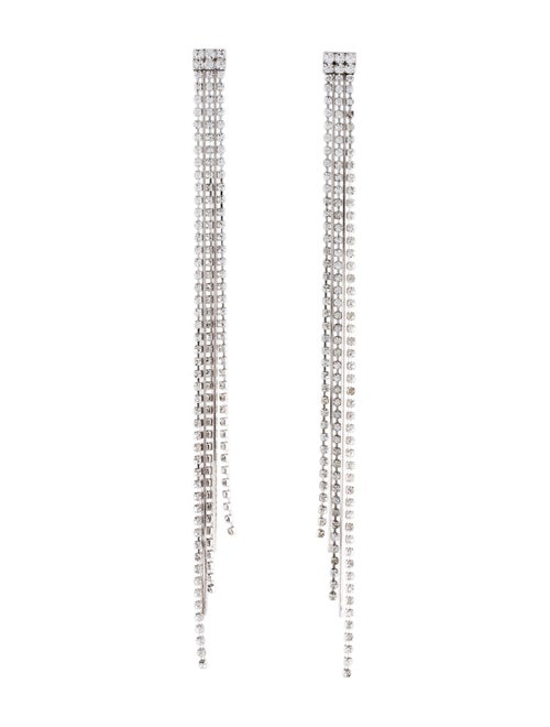 Celine Crystal Tassel Earrings