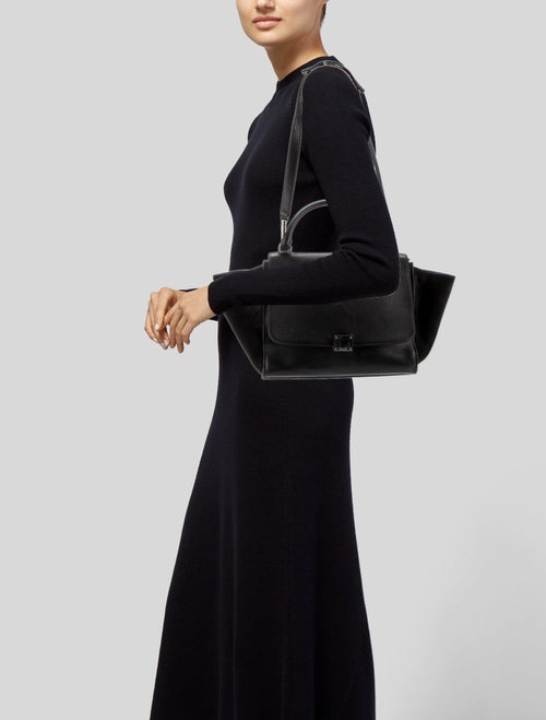 Celine Leather Trapeze Small