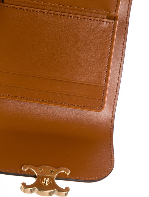 Celine Leather Compact Wallet