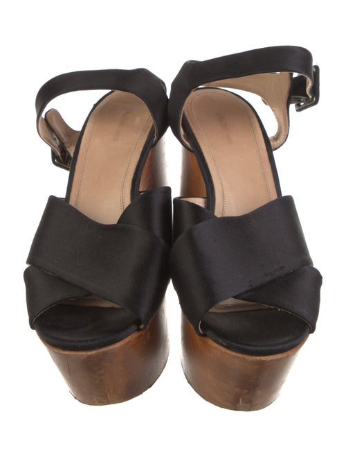 Celine Satin Slingback Sandals