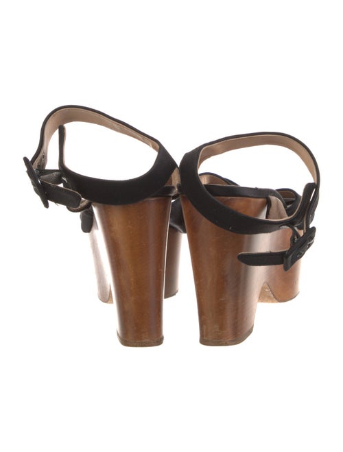 Celine Satin Slingback Sandals