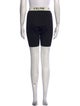 Celine Logo Ribbed Mini Shorts