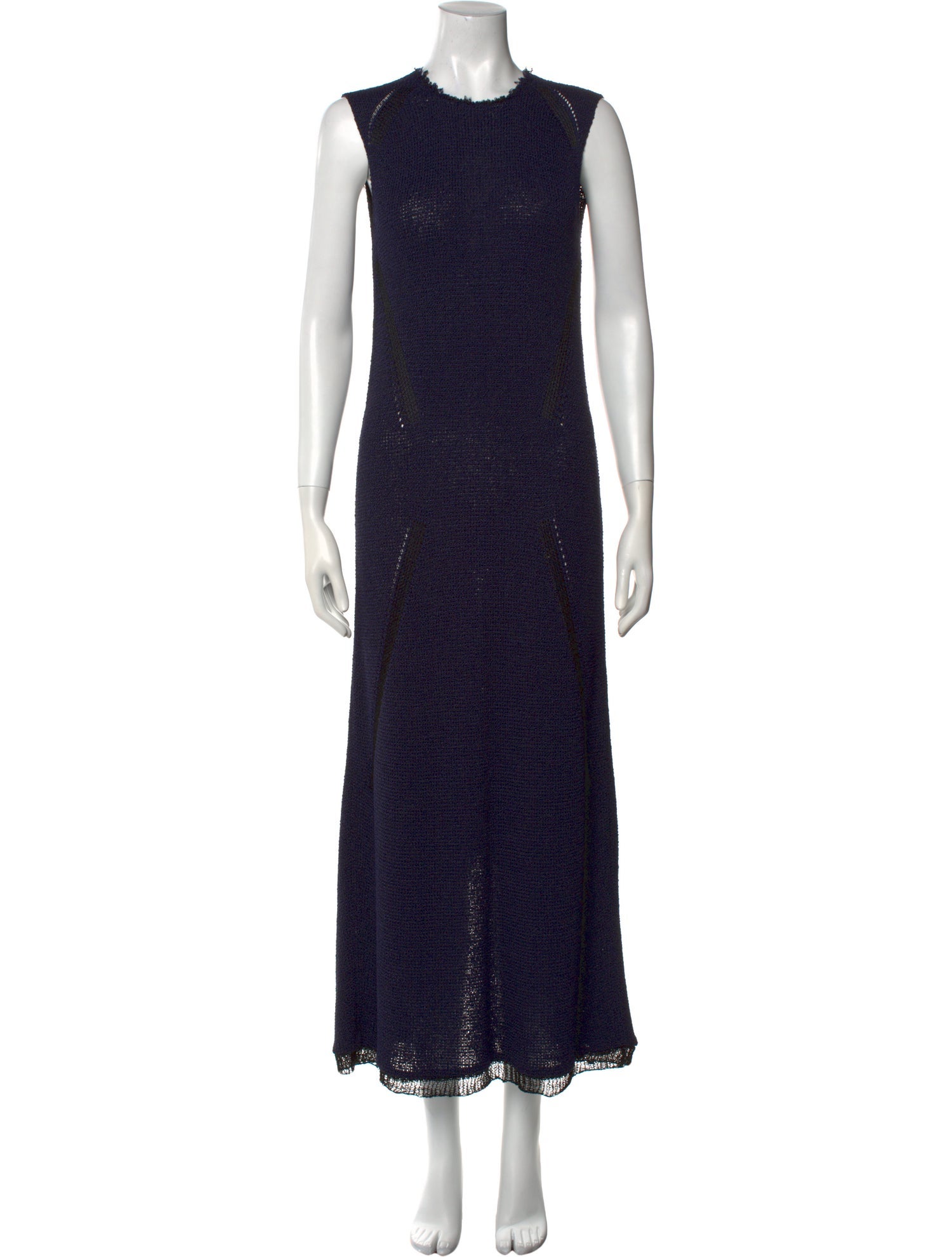 Celine Crew Neck Long Dress