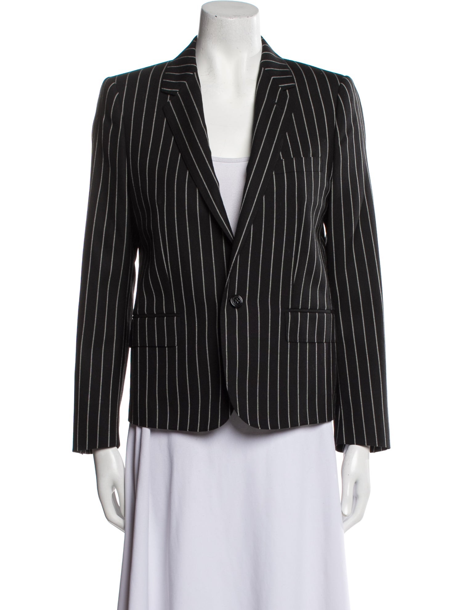 Celine Wool Striped Blazer