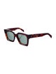 Celine Square Tinted Sunglasses
