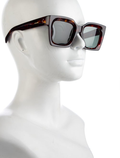 Celine Square Tinted Sunglasses