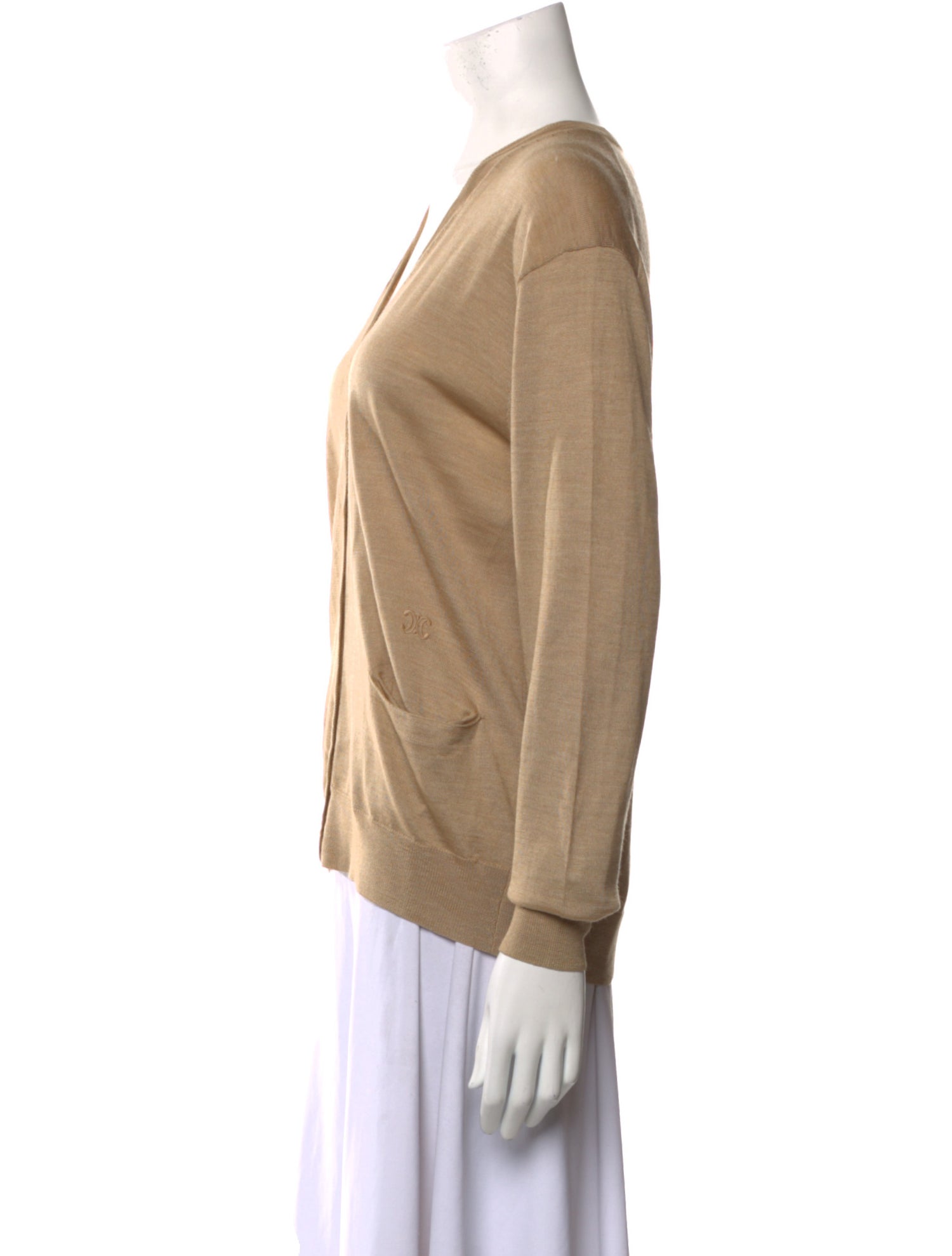 Celine Wool V-Neck Sweater