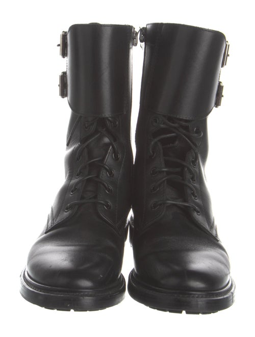 Celine Leather Combat Boots
