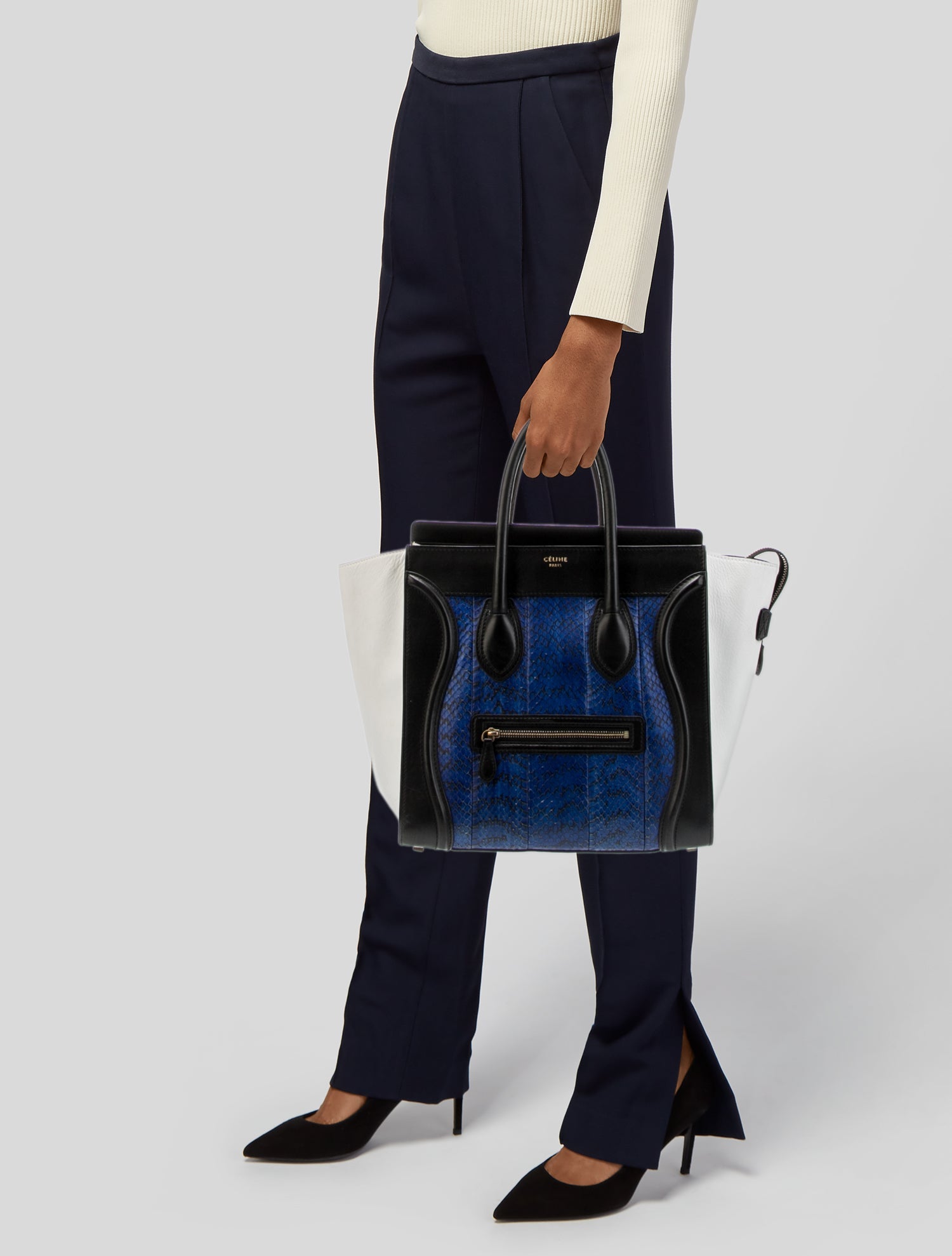 Celine Leather Luggage Mini