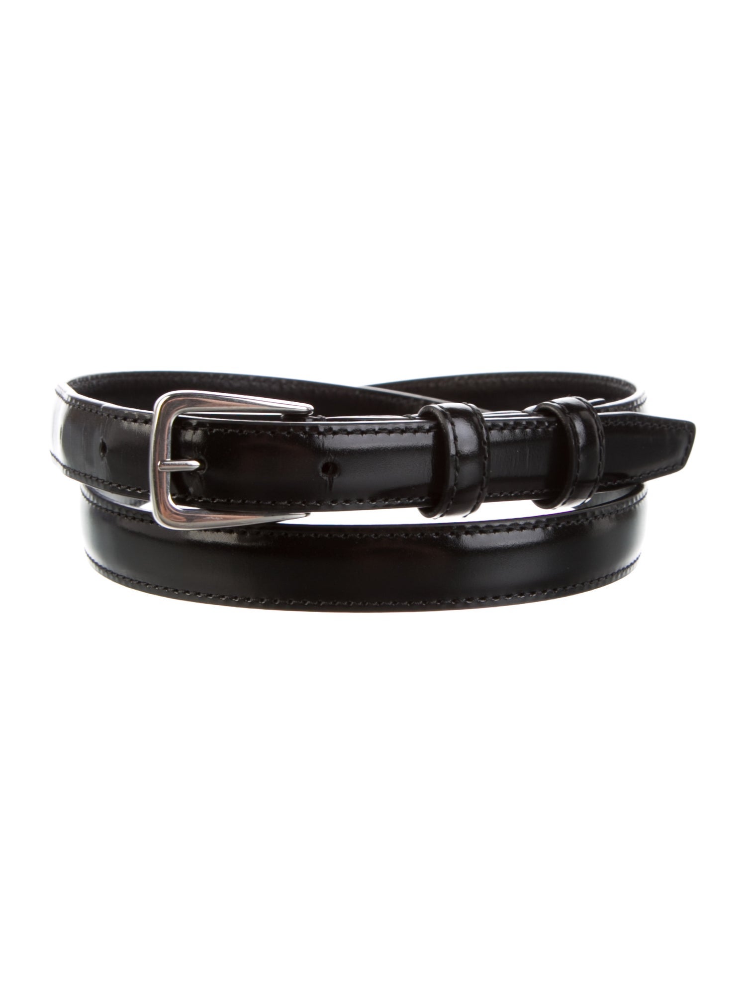 Celine Skinny Leather Belt