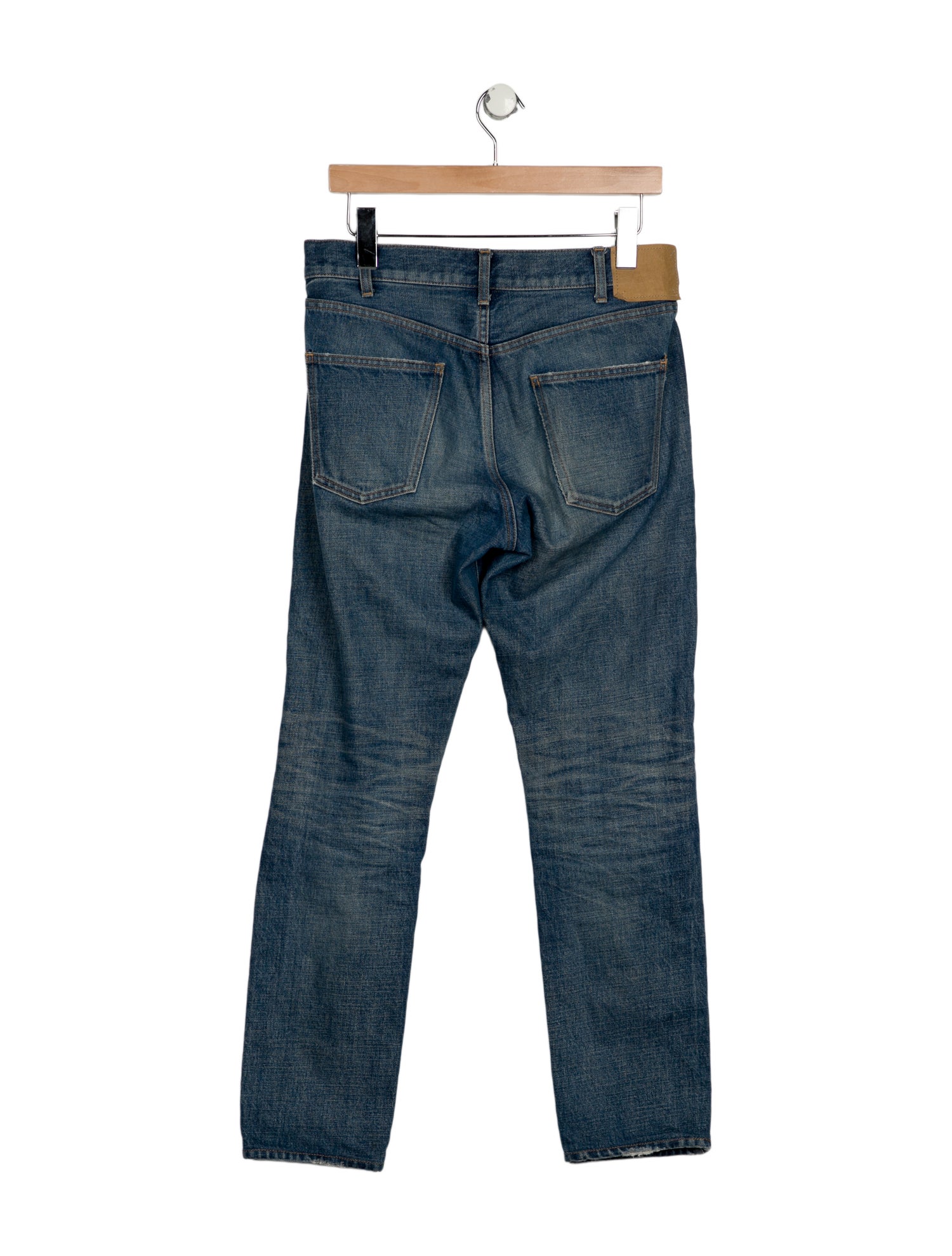 Celine Mid-Rise Straight Leg Jeans