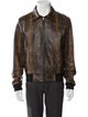 Celine 2019 Goat Leather Bomber Jacket