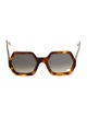 Celine Square Gradient Sunglasses