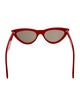 Celine Cat-Eye Mirrored Sunglasses