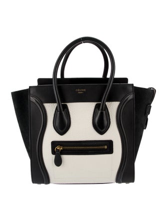 Celine Leather Luggage Mini