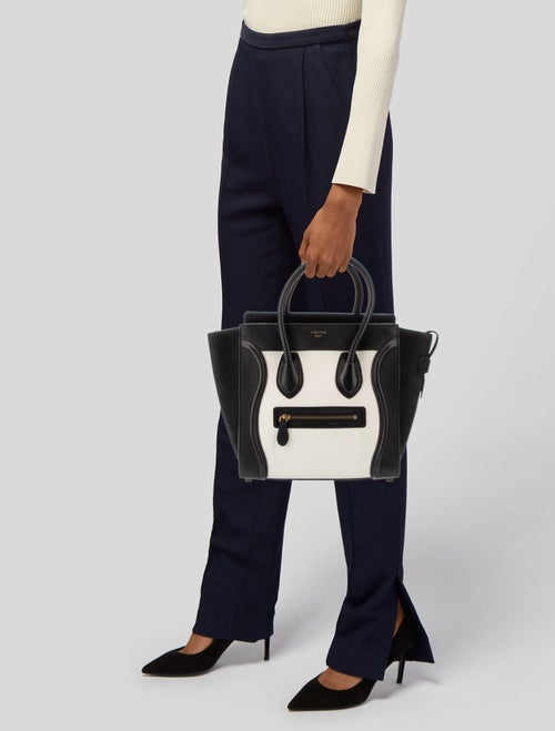 Celine Leather Luggage Mini