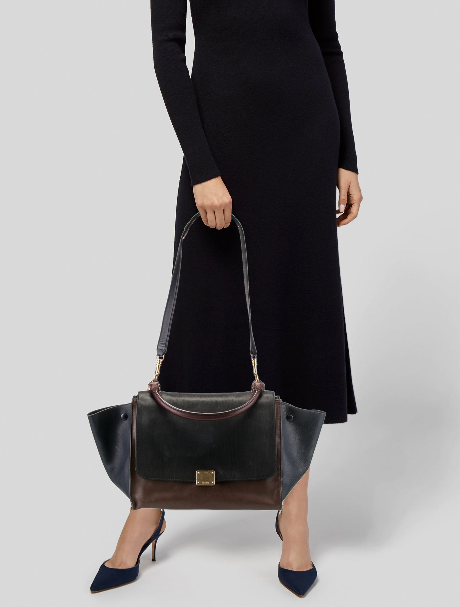 Celine Leather Trapeze Medium