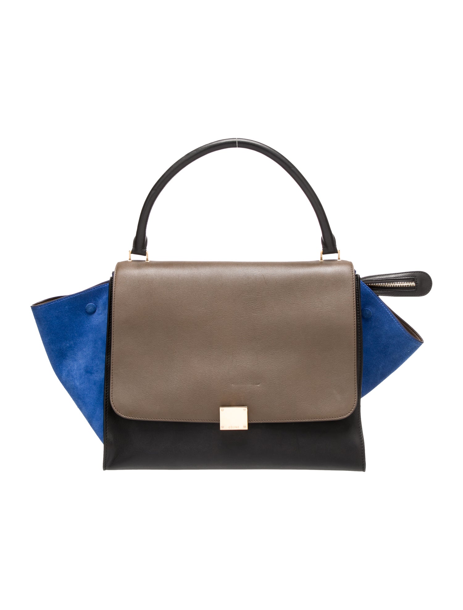 Celine Leather Trapeze Large