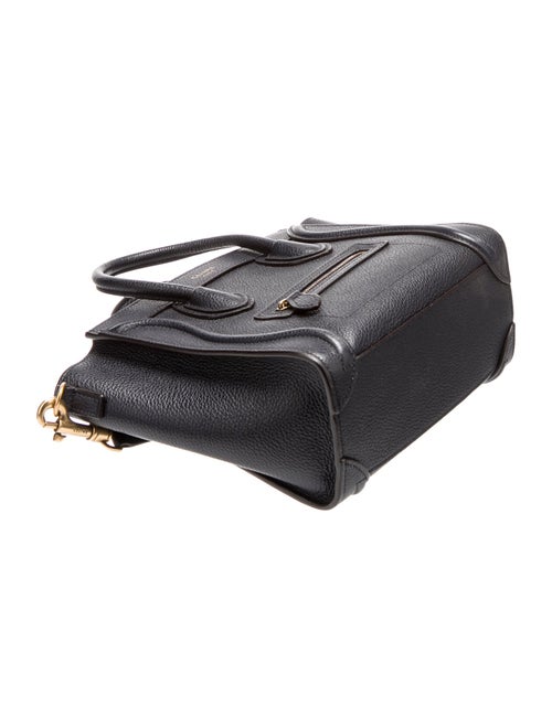 Celine Leather Luggage Nano