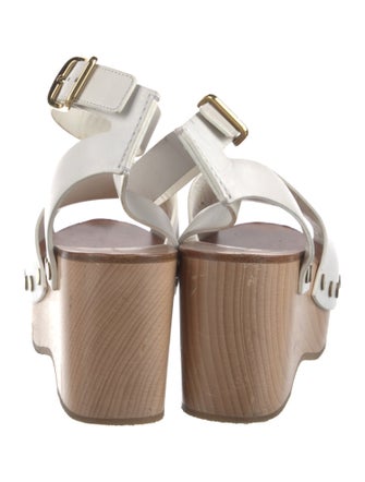 Celine Leather Studded Accents Sandals