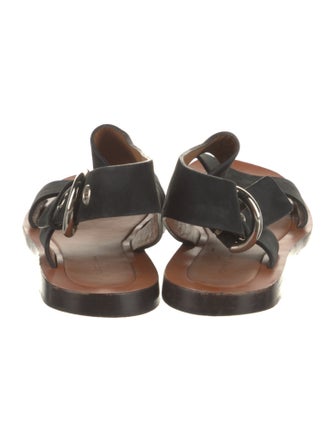 Celine Suede Slingback Sandals