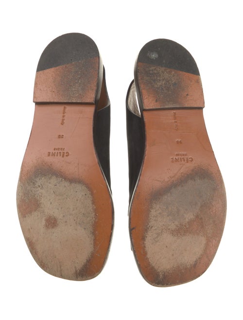 Celine Suede Slingback Sandals